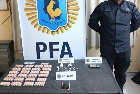 Patagones: Un hombre fue aprehendido por tener cocaína para comercializar