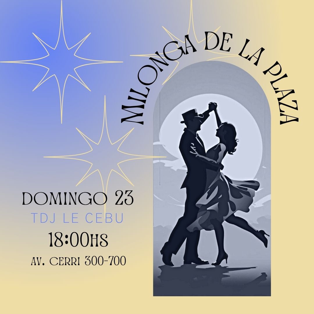 Milonga de la Plaza: esta tarde, tango al aire libre en Avenida Cerri