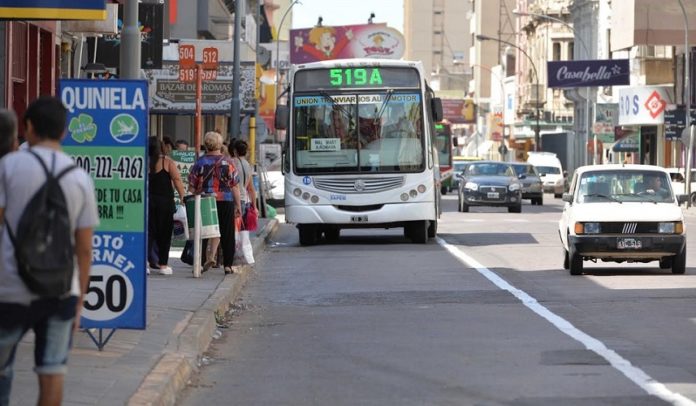 Cambio temporal de recorrido de la línea 519A