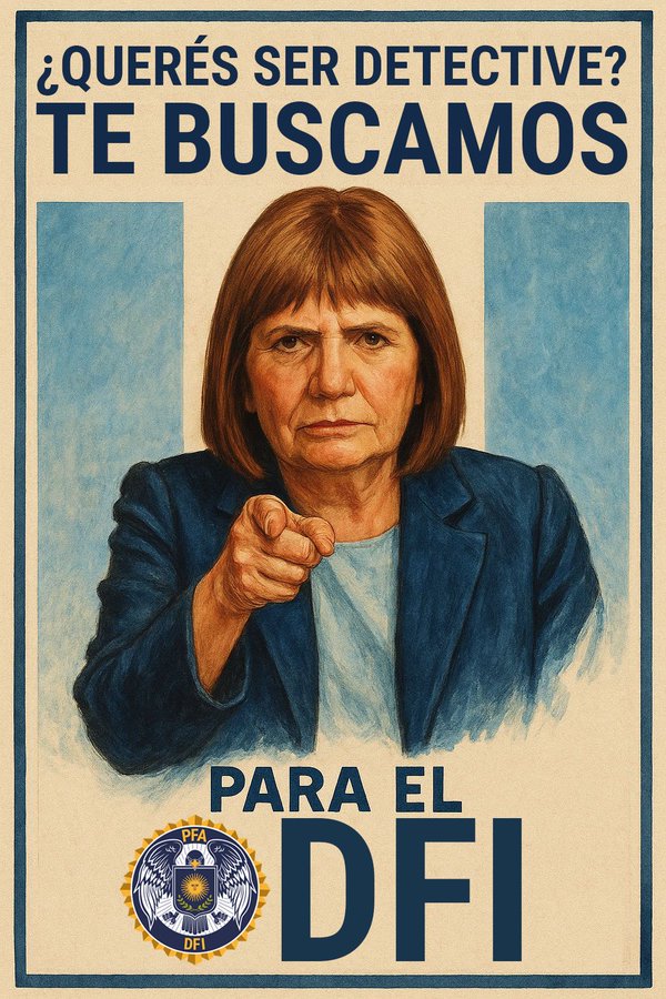 El insólito aviso de Patricia Bullrich para promocionar detectives para la Federal