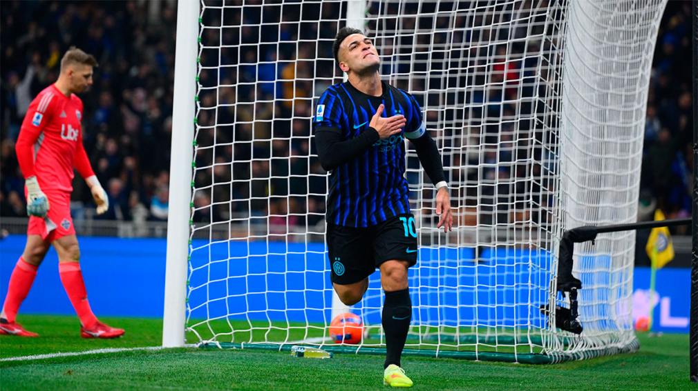 Video: Con un gol de Lautaro, Inter goleó al Como de Nico Paz