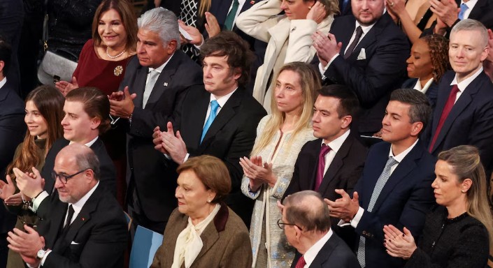 Tras la ceremonia del Nobel de la Paz, Javier Milei suspendió su agenda en Noruega y regresa a la Argentina