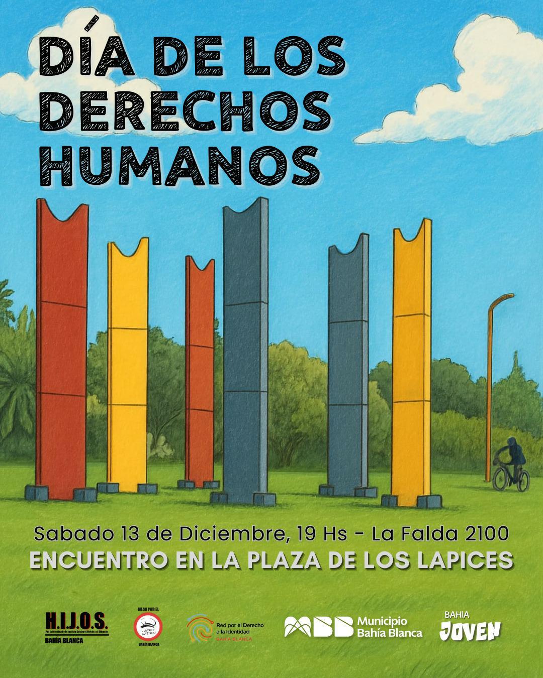 La ciudad conmemora el Día de los Derechos Humanos con un encuentro en la Plaza de los Lápices