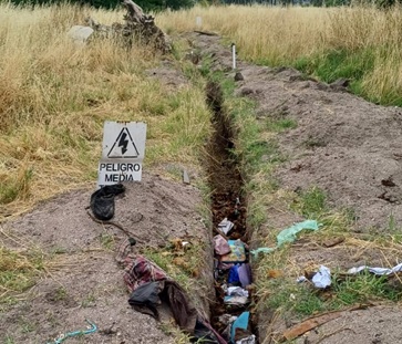 Robaban cables de media tensión y fueron atrapados