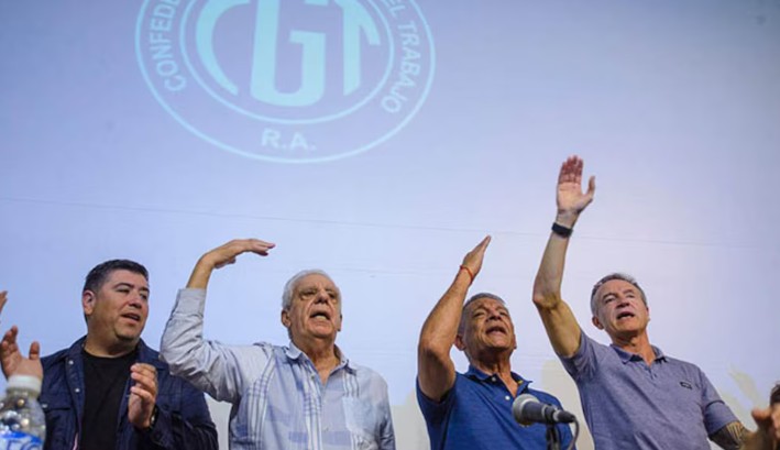 La CGT busca una demostración de fuerza en la Plaza de Mayo para rechazar la reforma laboral de Milei
