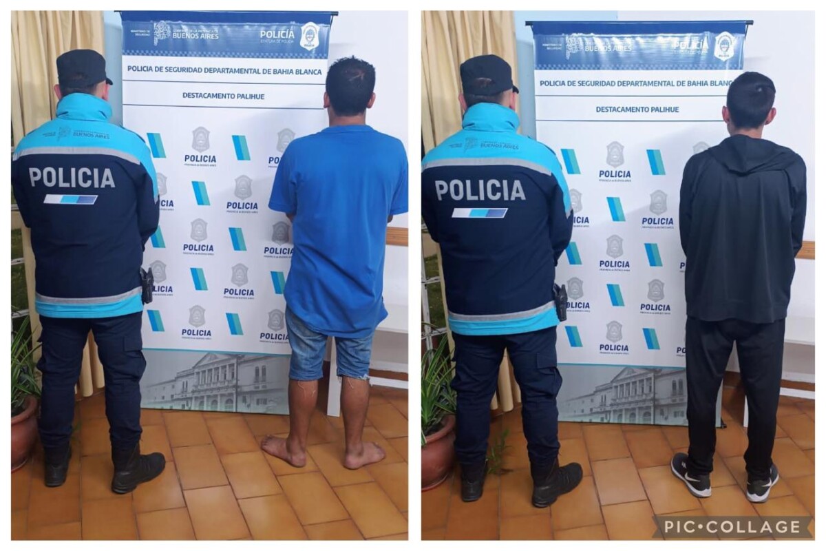 La policía bahiense arrestó a dos peligrosos delincuentes