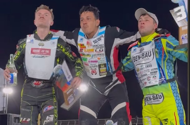 Internacional de Speedway: Albín se quedó con la primera fecha
