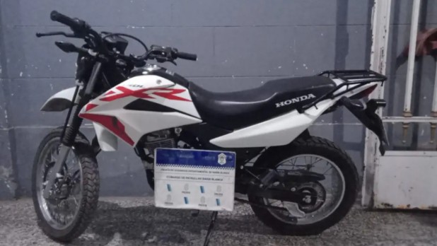 Recuperaron una moto robada en Estomba y Bravard