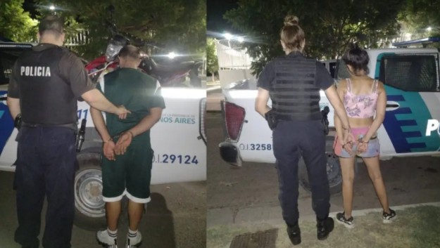 Detuvieron a una pareja en un hotel alojamiento con cocaína