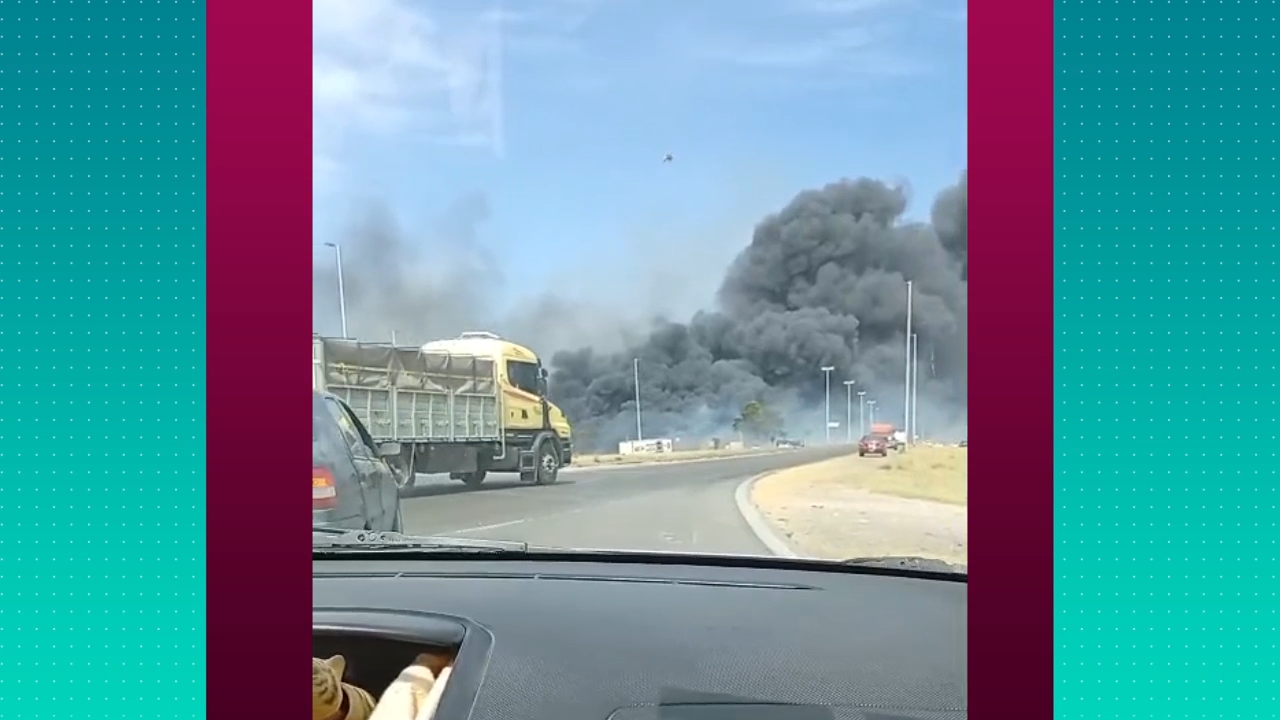 Incendio en Ruta 51 afectó depósito judicial y generó fuerte operativo de emergencia