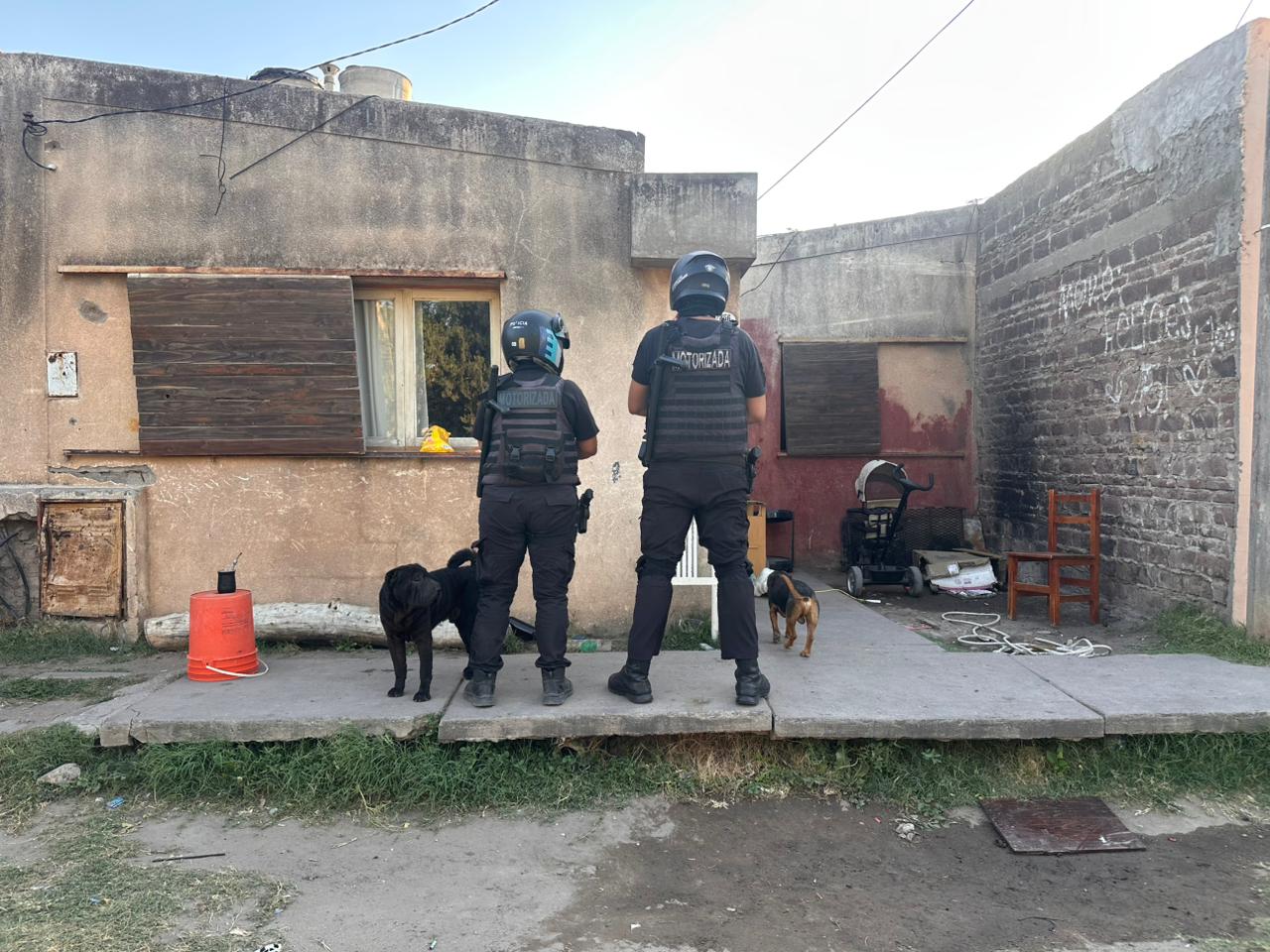 Allanamientos por el robo de motos