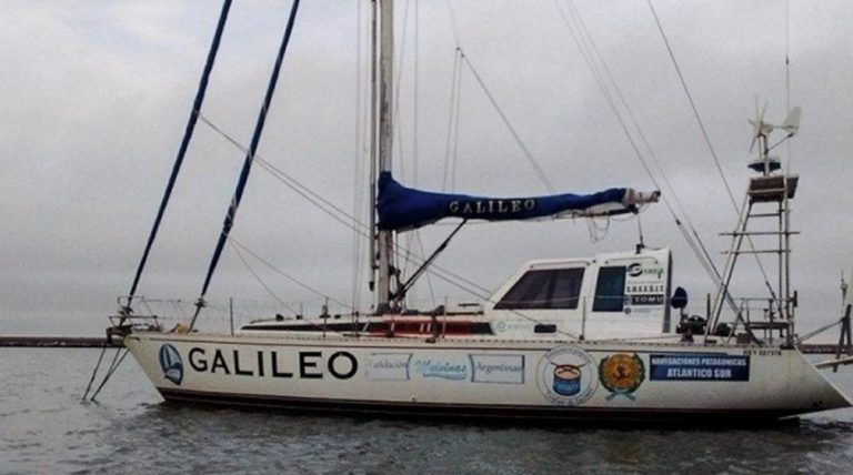 El velero Galileo completó su última travesía por el Atlántico Sur
