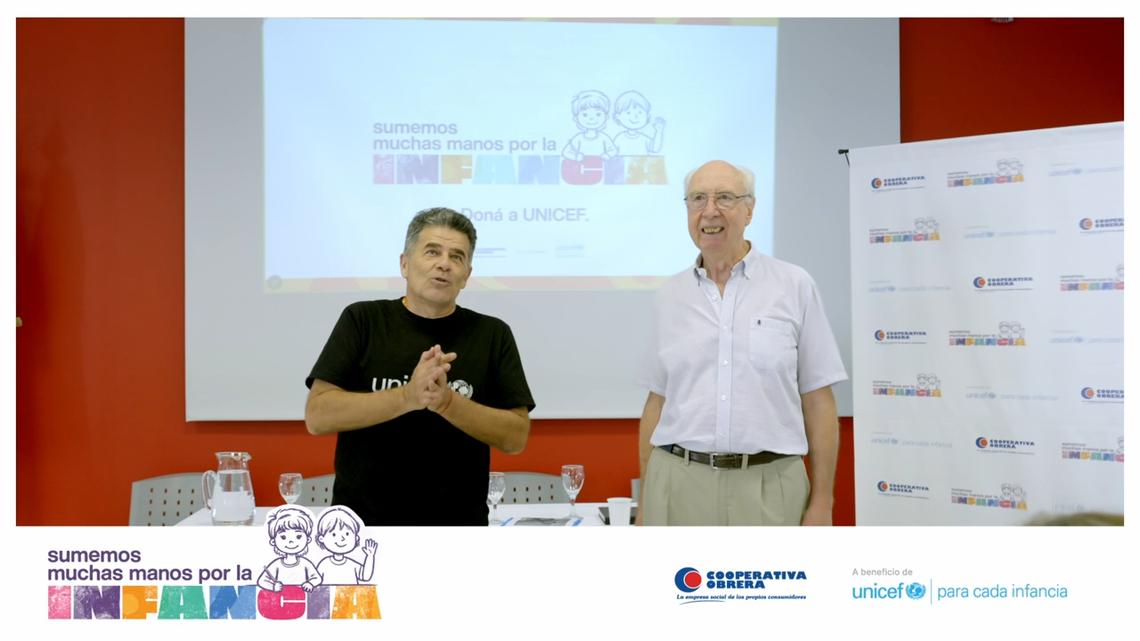16° edición de la campaña solidaria de la Cooperativa a beneficio de UNICEF