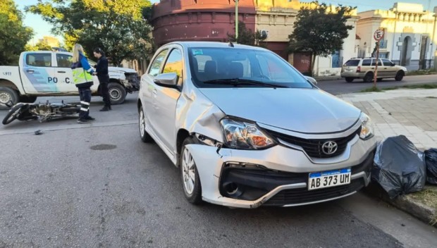 Accidente en Almafuerte y Rondeau