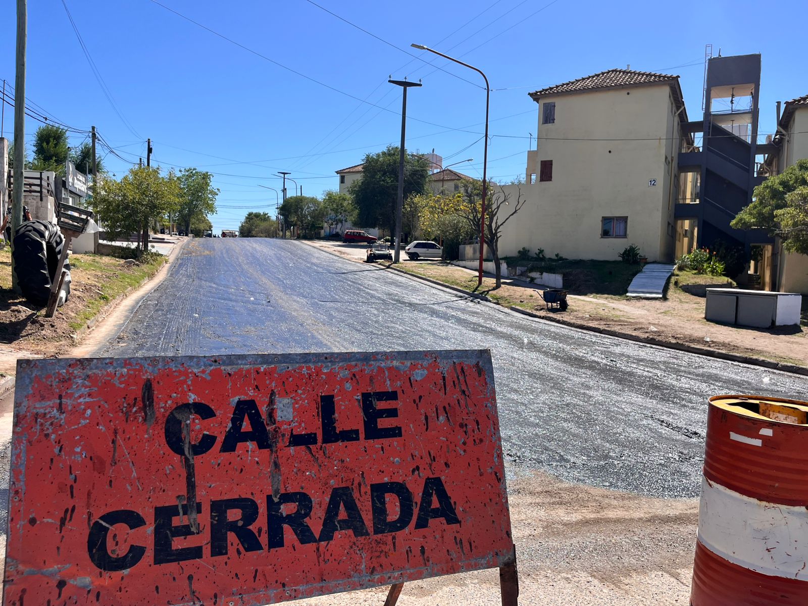Monte Hermoso: Finalizó la pavimentación de la Cuenca Río Atuel
