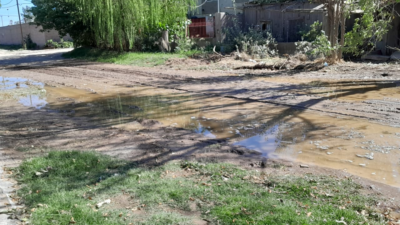 Temor en White con la sudestada que se registró anoche