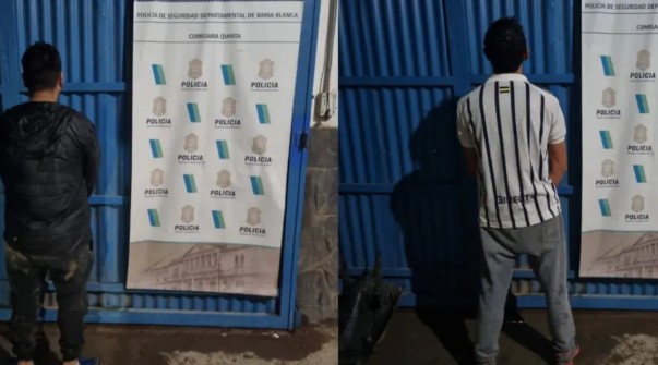 Dos aprehendidos por el robo de cables