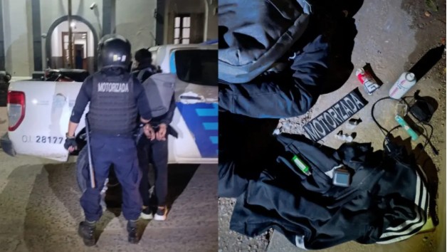 Intentó escapar de un control policial y lo atraparon