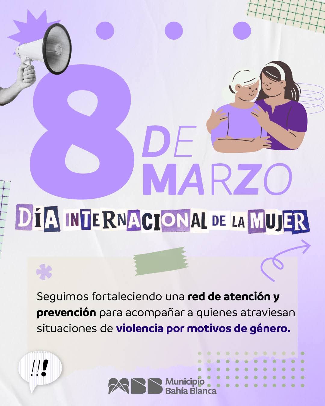 8M: el Municipio reafirmó su compromiso con las políticas públicas de género