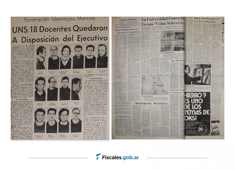 Piden juicio para seis exmilitares por delitos de lesa humanidad contra 30 exmiembros de la UNS