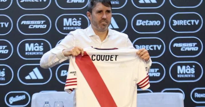 Eduardo Coudet fue presentado como nuevo DT de River Plate