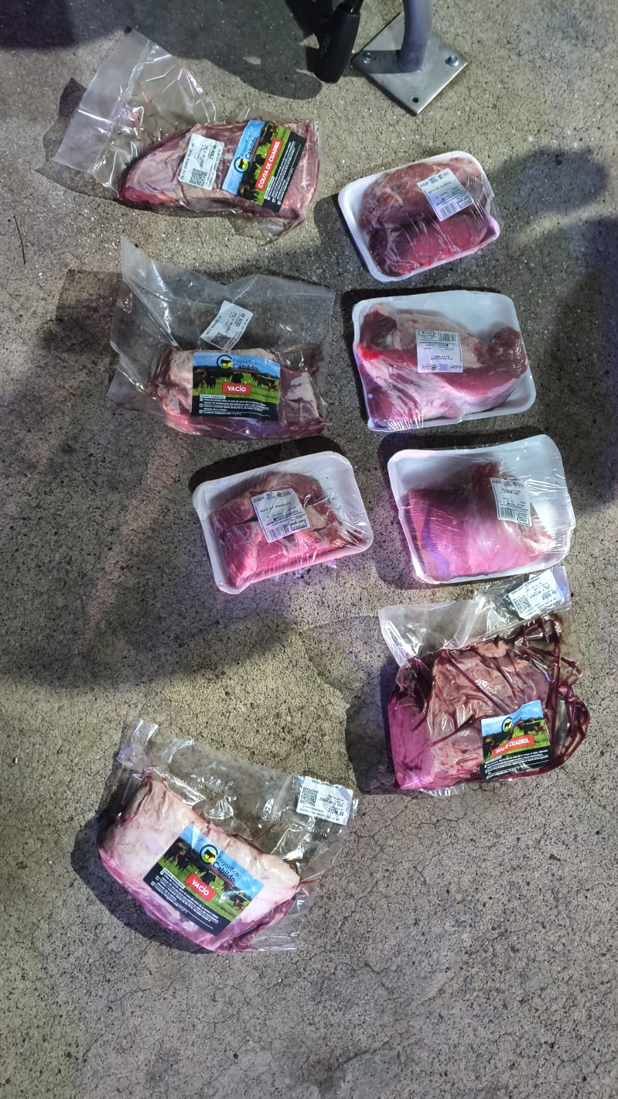 Intentó robar carne de un Hiper Mercado y golpeó a una mujer de seguridad