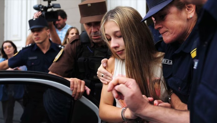 Nahir Galarza salió de prisión y visitó a su abuela en Gualeguaychú