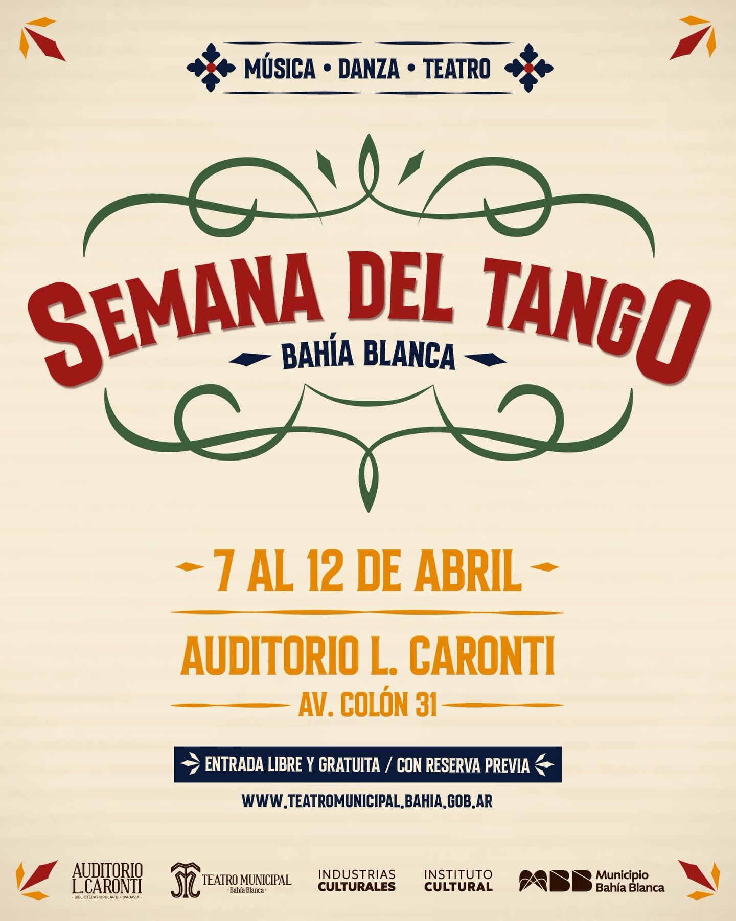 Se celebra la Semana del Tango con una agenda cultural en toda la ciudad