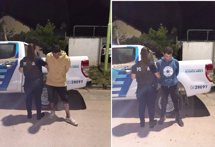 Dos aprehendidos por intentar ingresar a una casa en Villa Harding Green