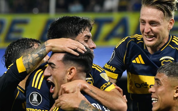 Boca goleó 3-0 a Barcelona de Ecuador por la Copa Libertadores en la previa del Superclásico