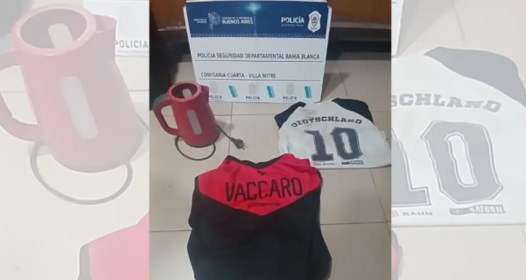 Recuperaron una pava eléctrica en un allanamiento por robo