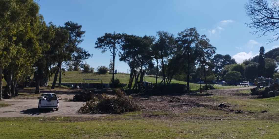 Monte Hermoso: Comenzó la primera etapa del nuevo paseo de artesanos