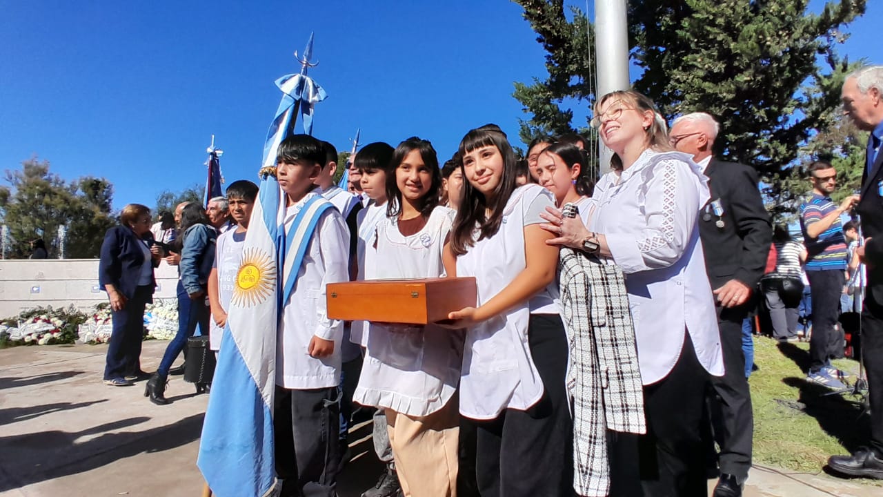 Emotivo testimonio de la Escuela 35: “Hoy los chicos están más comprometidos por lo que transmiten los veteranos”