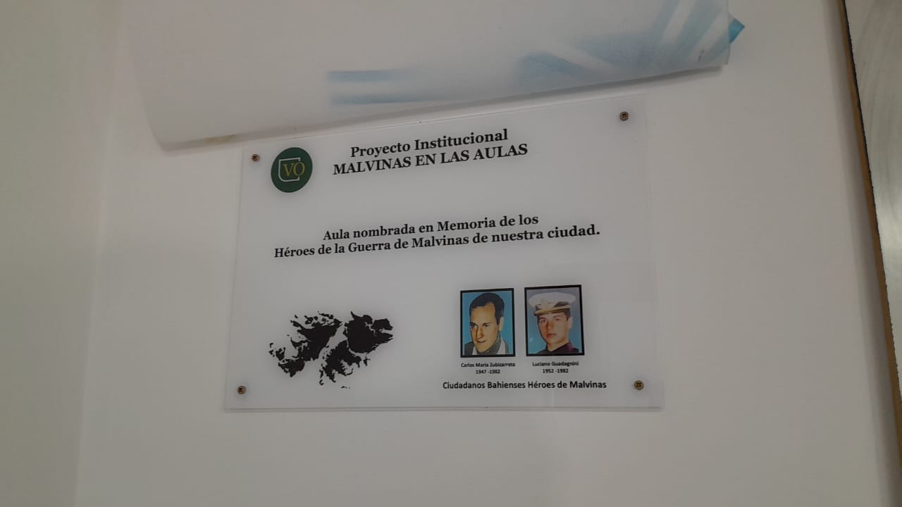 En un emotivo acto, se impuso el nombre de Héroes de Malvinas a las aulas del colegio Victoria Ocampo