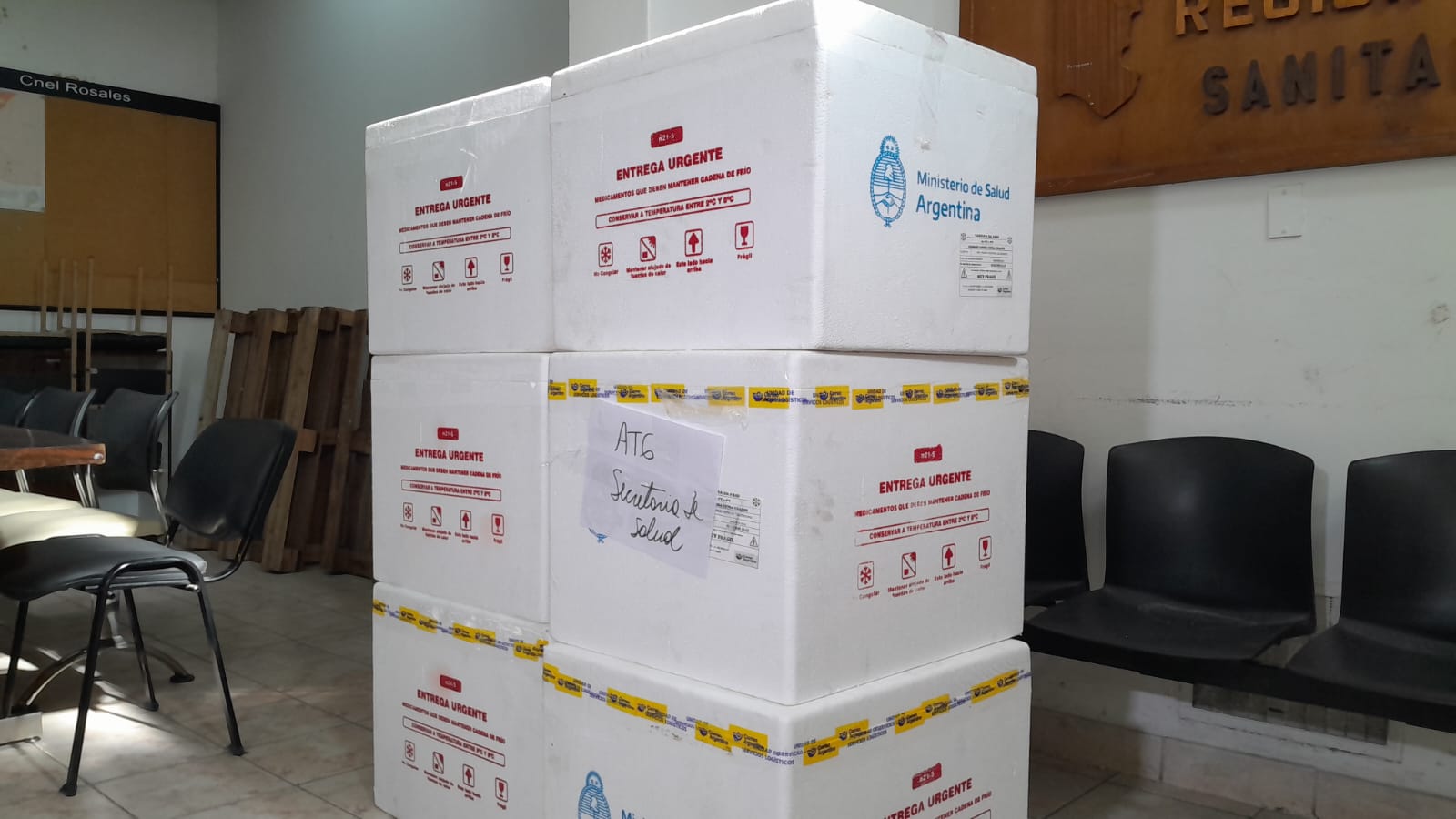 Una nueva tanda de vacunas antigripales llegó a Región Sanitaria I