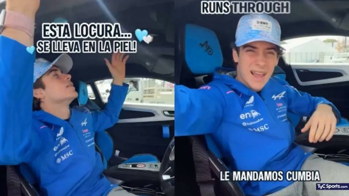 Alpine eliminó una referencia a Malvinas en un video de Franco Colapinto