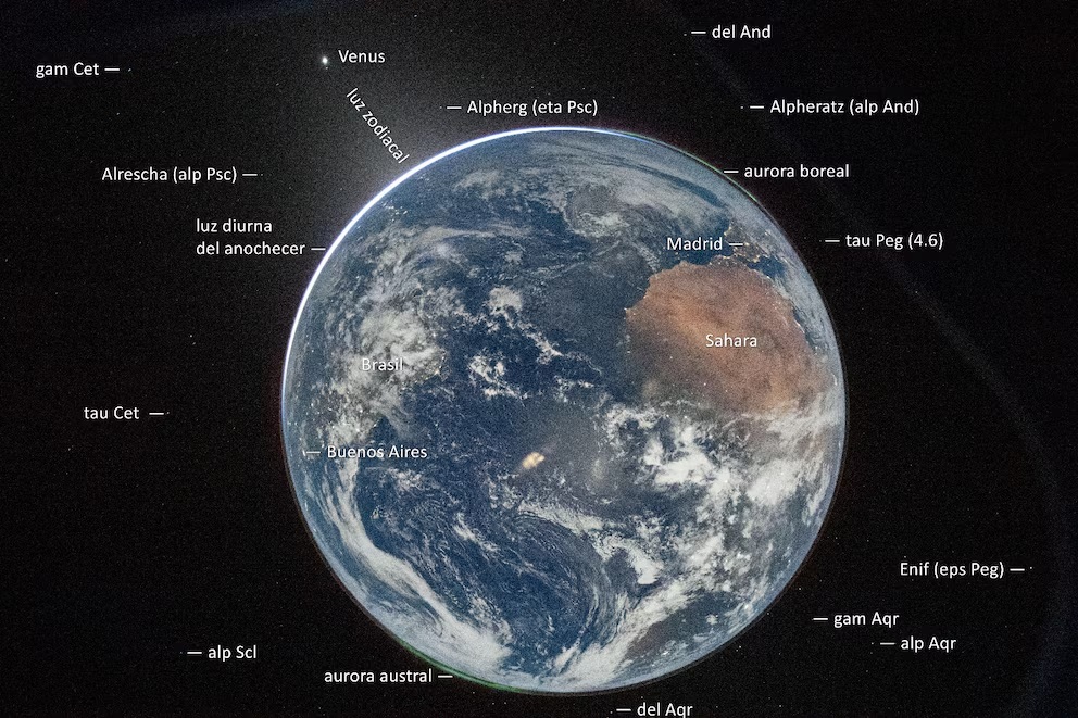 Desde Venus hasta Bahía Blanca: qué muestra la primera foto de la Tierra de Artemis II