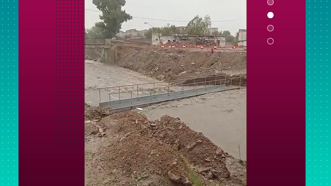Vecinos de Pampa Central advierten por el puente peatonal provisorio