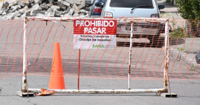 Los cortes de calle para el inicio de la próxima semana