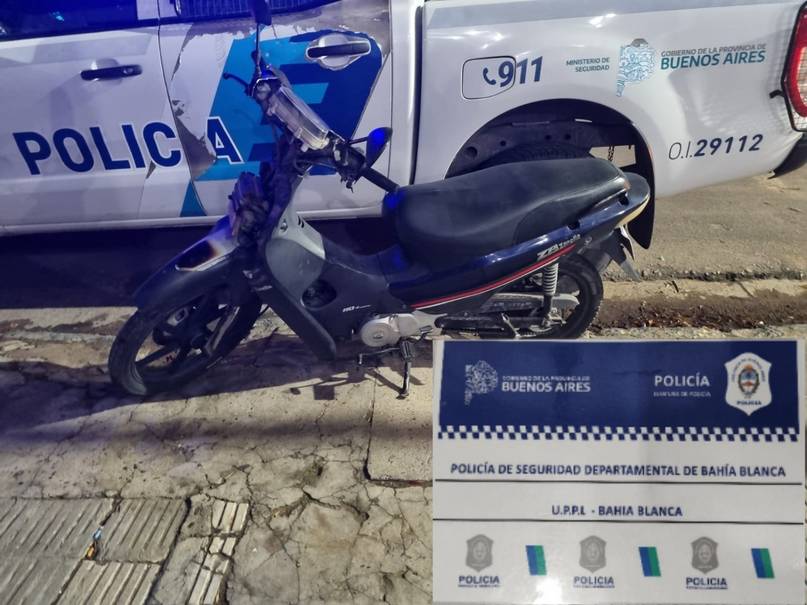 Detienen a un hombre por robar una moto en el centro de la ciudad