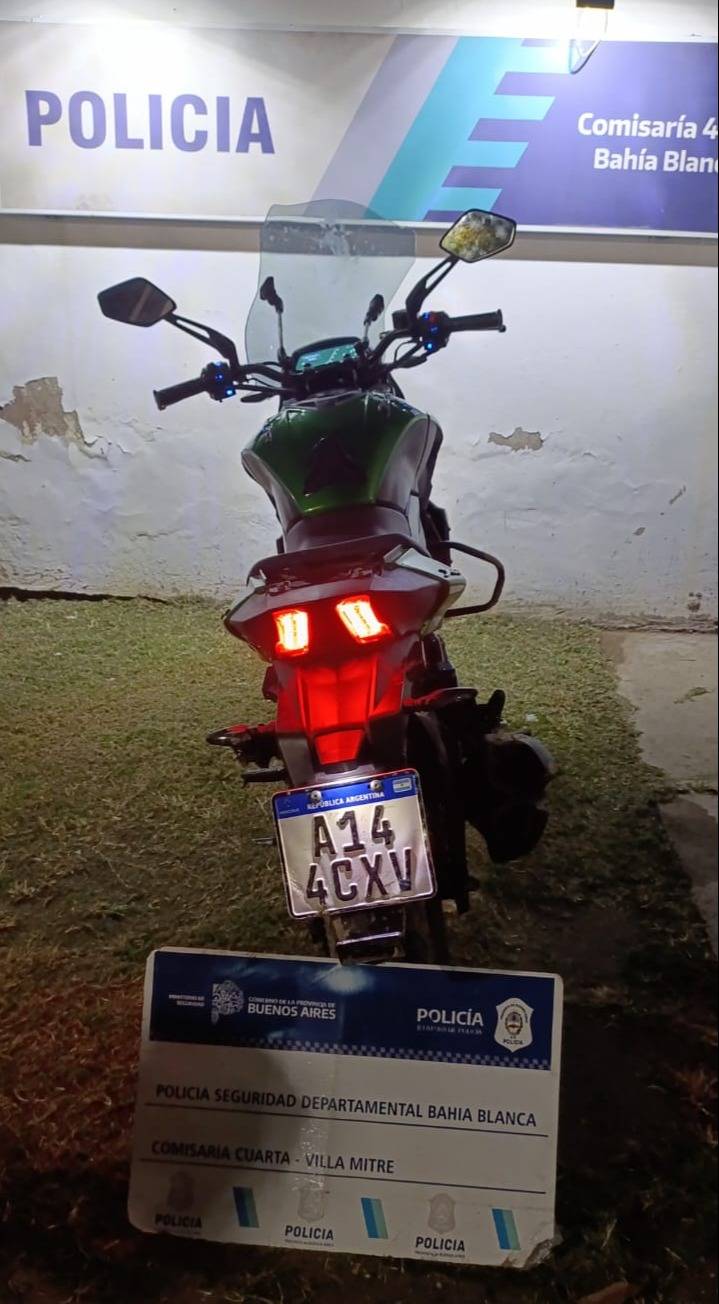 Menores de 15 años detenidos tras sustraer una motocicleta