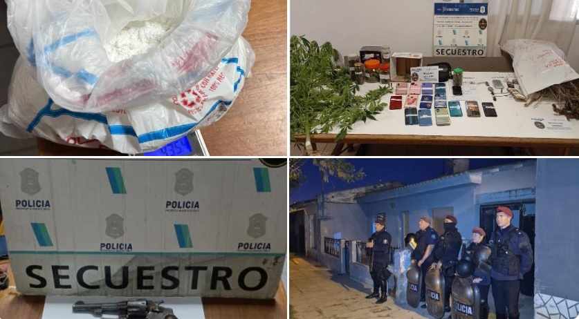 Desarticulan en Tres Arroyos una banda narco con integrantes que operaban desde la cárcel