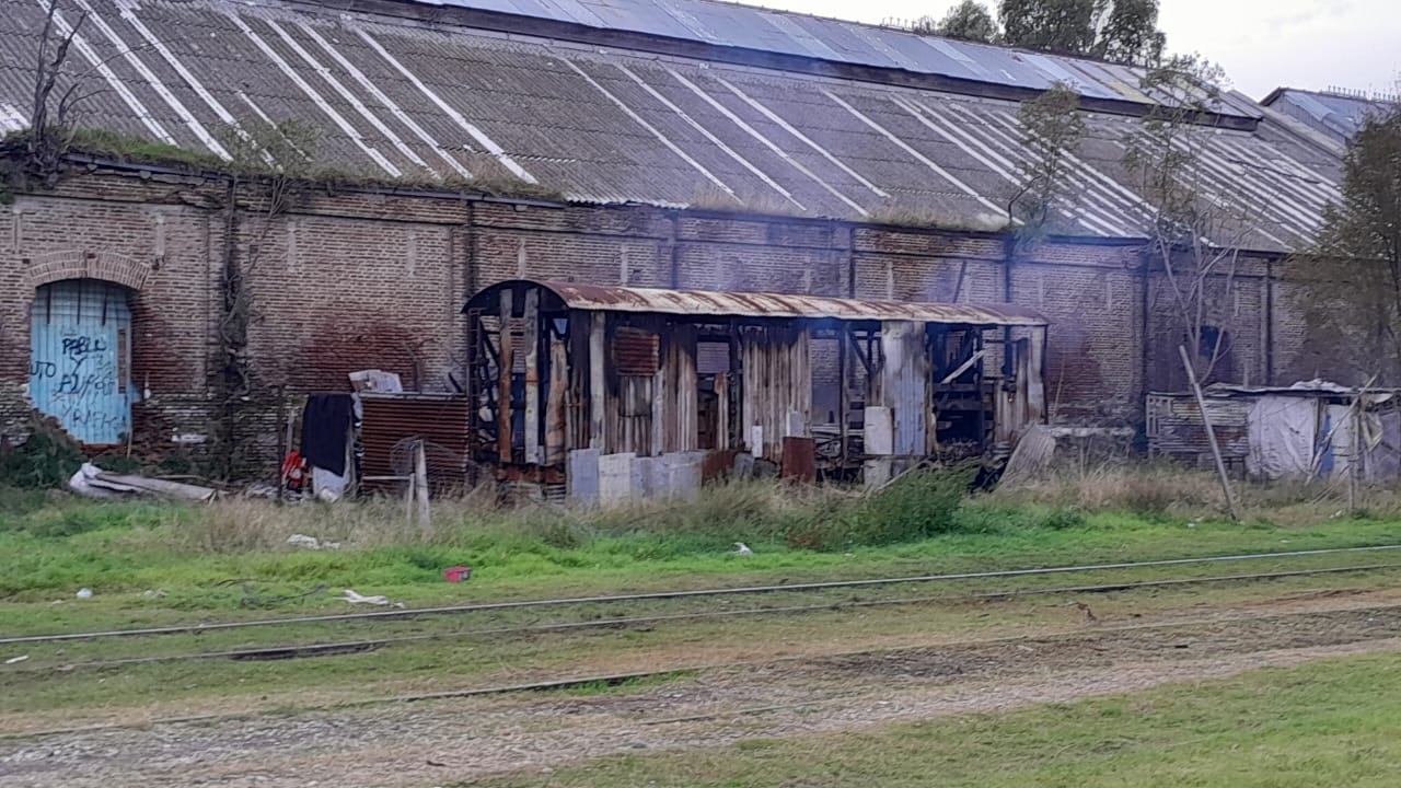 Incendio de un vagón en Donado y las vías