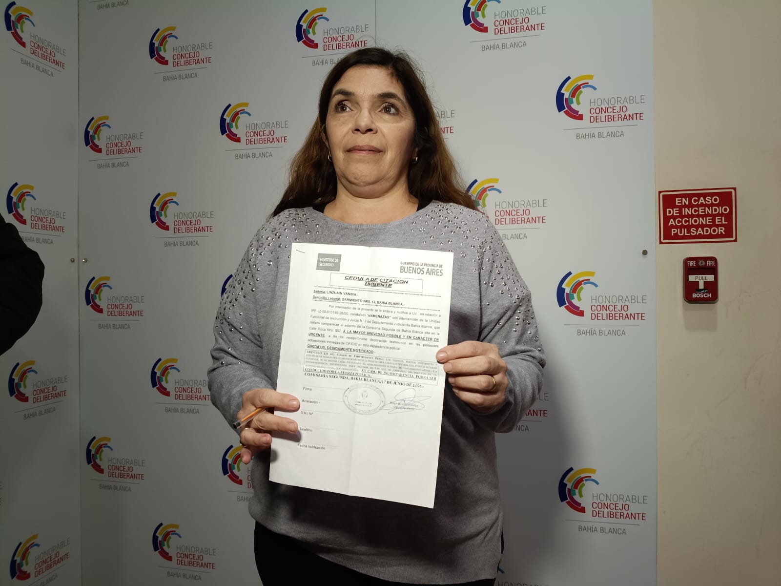 Amenaza a concejales: “Me da vergüenza como se manejó el tema desde la presidencia del HCD”