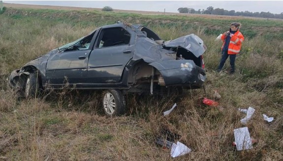 Accidente en el ingreso a la ciudad: El joven acompañante ya fue dado de alta