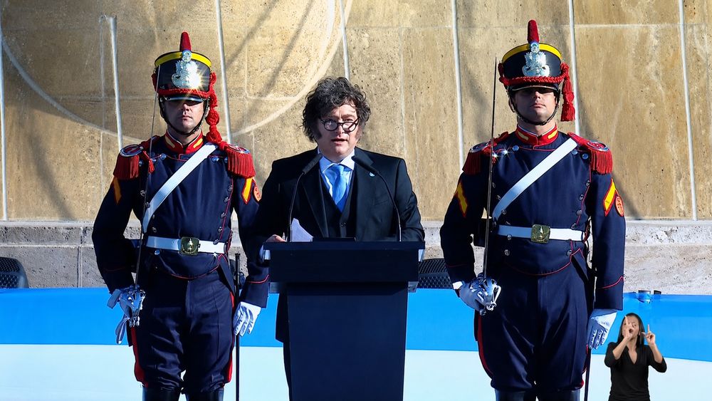 Milei en el acto por el Día de la Bandera: “Belgrano fue el promotor de la libertad política y económica”