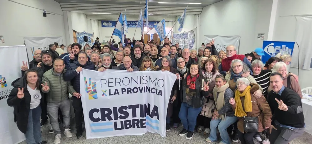 El peronismo bonaerense se reunió en Bahía y pidió por la liberación de Cristina