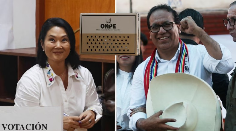 Elecciones en Perú: con más del 80% escrutado, Keiko Fujimori mantiene la ventaja sobre Roberto Sánchez