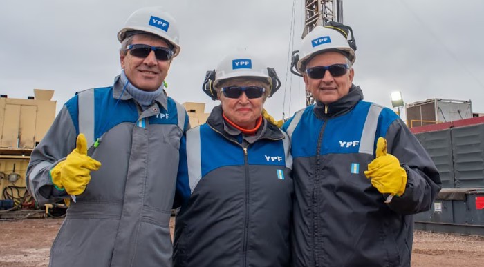 Kristalina Georgieva llegó a Neuquén para un recorrido por el yacimiento estrella de Vaca Muerta