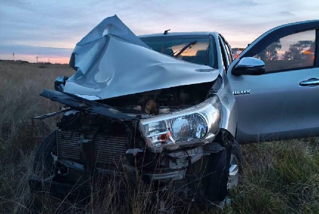 Fuerte choque en la Ruta 3: dos alcoholemias positivas y tres vehículos retenidos